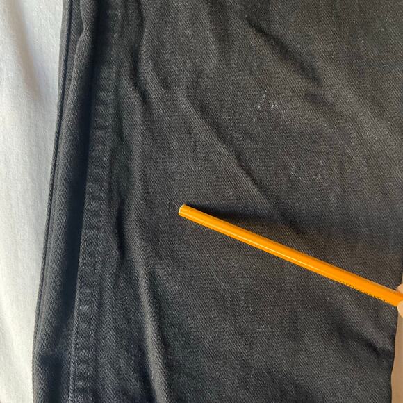 Wrangler Men Jeans size 38 x 30 Black Mid Rise Straight Leg Slim Fit - Picture 12 of 12